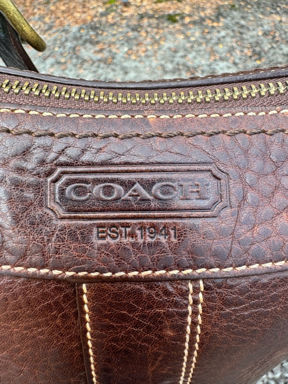 Coach 2006 Soho Legacy Vintage Brown Leather Crossbody Bag Style 10398 - Picture 5 of 15